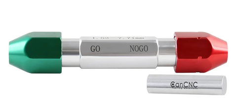 Go No Go Double End Gage Handle For Quick Size Checks 0.061 To 0.250 In Range Portable And Easy To Use No Setup Time Required Red Gauge Tool For Accurate Fits Machinist Favorite For Fast Go No Go Measurements