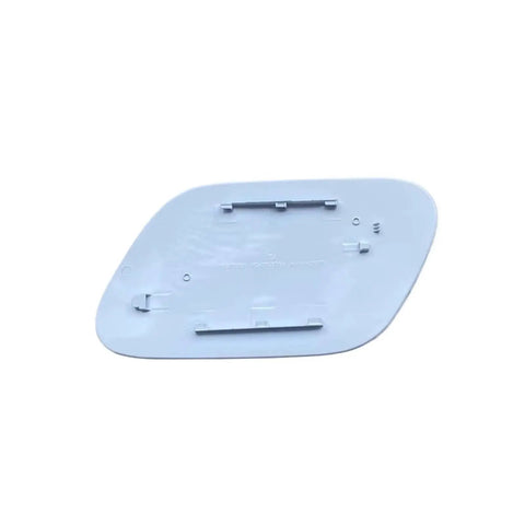 Heavy Duty Waterproof Charging Port Cover Replacement With Hella Tough Sealed Gasket Slick Pure White Dash Trim Panel For Vw Id4 And Id Crozz Electric Daily Driver Rig Upgrade - back view of white polycarbonate panel