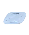 Premium Shock-Absorbing Charging Port Cover Plate Compatible For VW Volkswagen Id4 Id.4 Crozz Electric Vehicles Blue durable snap-on plate showing rear view.