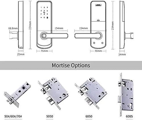 Beefed Up Smart Fingerprint Door Lock With Snappy Touch Screen And No Sweat Keyless Access For Home And Hotel Setup Featuring Aluminum Alloy Faceplate Stainless Steel Core And Hidden Mechanical Override