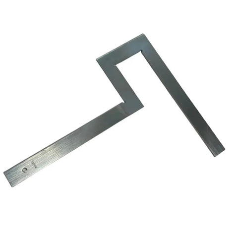 All Purpose Flange Square Galvanized Steel Bracket 300 x 300 mm Multicolored Finish Heavy Duty Construction Hardware top view