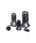 Five Pack M4x8 Insert Torx Screws Carbide Tool Swaps CNC Lathe Parts Hardware Precision Alloy Steel fasteners in various sizes.