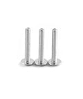 Fairing Bolts Kit For CBR250R 2011 To 2014 Aluminum Fasteners Hardware Clips Dope Orange Universal Fit shown as three bolts