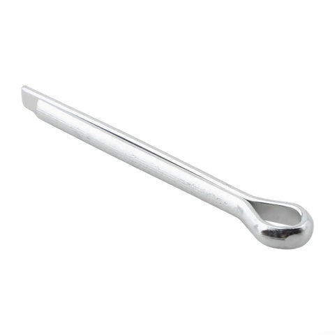 Close-up of a stainless steel cotter pin from 230 Piece Cotter Pins And Hairpin Pins Kit For Automotive And Machinery Secure Fastening Stainless Steel 304 Pin Assortment For Bolts Clevis Pins And Other Fasteners
