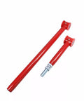 Adjustable Rear Panhard Track Bar With Polyurethane Bushings For 2000-2009 Chevy Suburban Tahoe Yukon Avalanche Escalade And H2, red steel