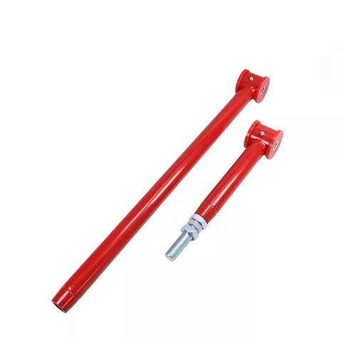 Adjustable Rear Panhard Track Bar With Polyurethane Bushings For 2000-2009 Chevy Suburban Tahoe Yukon Avalanche Escalade And H2, red steel