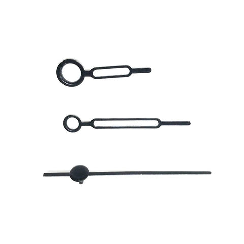 Clock Movement Replacement Part For Wall Clocks, Battery Operated Quartz Mechanism Repair Kit black clock hands set