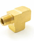 One Quarter Inch NPT Brass Run Tee Fitting For Air Lines And Pneumatic Systems Durable Brass Branch Connector