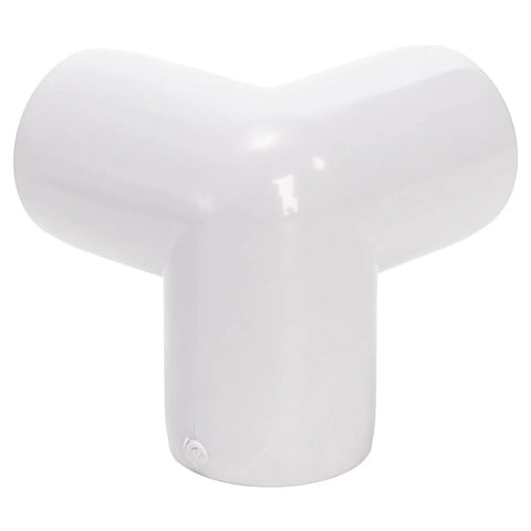 24 Pack Three Way Three Quarter Inch PVC Pipe Fittings Elbow Side Outlet 90 Degree Connectors, furniture grade corner fitting