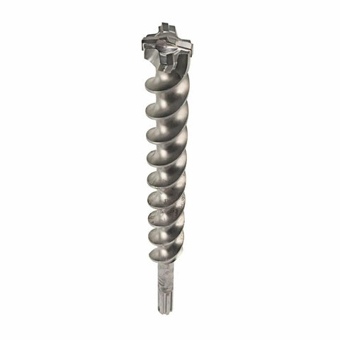 1-1/4 Inch By 21 Inch SDS-Max Speed-X Rotary Hammer Bit For Concrete Drilling With Inclined Side Cutters, Active Centering Tip