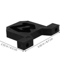 2 Pack Sliding Follower Components For Tire Changers Foot Control Slider Blocks With Smooth Sliding Levers Wide Compatibility For Automotive Repair And Professional Tire Machines black metal 6.5 x 8.7 x 1.2 cm