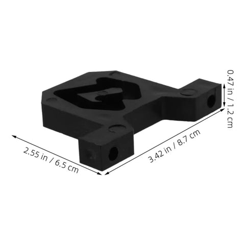 2 Pack Sliding Follower Components For Tire Changers Foot Control Slider Blocks With Smooth Sliding Levers Wide Compatibility For Automotive Repair And Professional Tire Machines black metal 6.5 x 8.7 x 1.2 cm