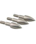 12 Pack Archery Field Points 100 125 150 200 250 300 350 Grain Screw In Arrow Heads Made Of Stainless Steel Silver for target practice