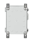Heavy Duty Waterproof Electrical Enclosure Box Ip67 Rated Abs Plastic Housing With Stainless Steel Fasteners Beefy Outdoor Junction Case For Diy Wiring Projects Keeps Your Setup Bone Dry And Locked Down - Front view with gray finish.