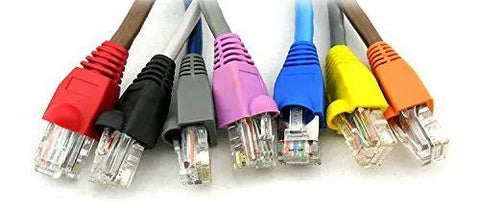 RJ45 Ethernet Cable Boots Kit With Mixed Color Options Strain Relief Plug Covers To Shield Connectors From Dust Moisture