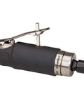 Zero Point Seven Horsepower Straight Line Die Grinder With Reinforced Steel Housing front view, durable for metal fabrication work.