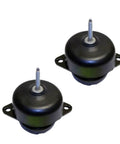 Front Engine Motor Mount Left And Right Pair For Ford Mustang, durable rubber mounts, direct fit replacement, black design.