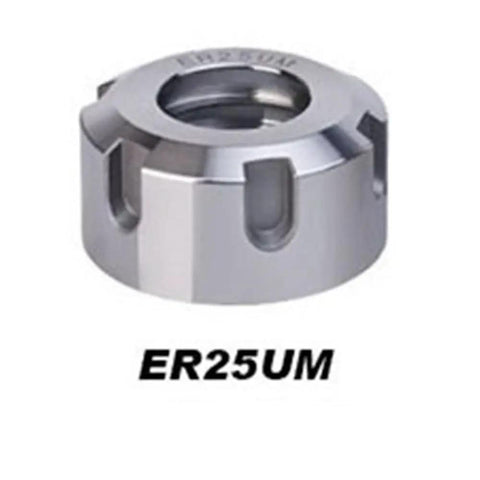 Tough As Nails Er11 Er32 Collet Clamping Nut For Lathe Chucks, heavy duty ER25UM model, robust steel, used for securing tools.
