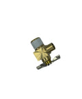 American Made One Quarter Inch NPT Universal Compressor Tank Drain Valve Petcock With Directional Orifice For Condensate Release, Brass Body.