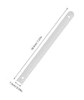 Heavy Duty Drawer Slide Kit With White Plastic And Metal Rails For Dresser Drawers And Baskets, Lightweight Design For Easy Install, Stable Support, Modern Aesthetic, Ideal Replacement Part For Reno Projects. 18.5cm rail