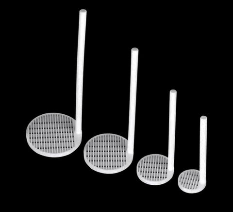 Pro-Grade PTFE Cleaning Rack for Silicon Wafers and Conductive Glass, Teflon Cleaning Basket with ITO FTO compatibility