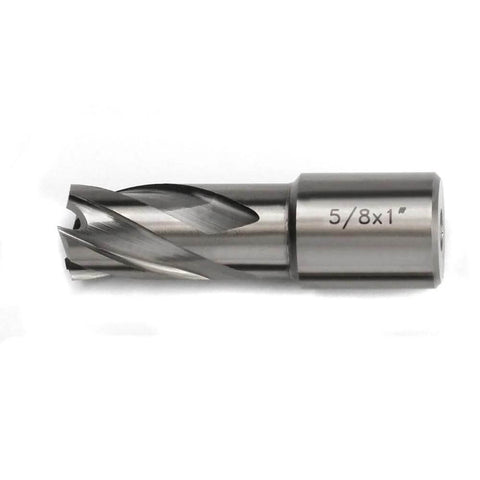 Oscarbide annular cutter with 3/4 in Weldon shank for magnetic drill press, 5/8 in diameter