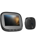 Smart Video Doorbell Camera With 4.3 Inch Display, WiFi Door Peephole Monitor, Tuya App Connected, Wireless Digital Door Viewer