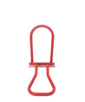 Front view of red Roof Eaves Seam Bender And Drip Edge Folding Tool For Standing Seam Roofing, manual hemming tool