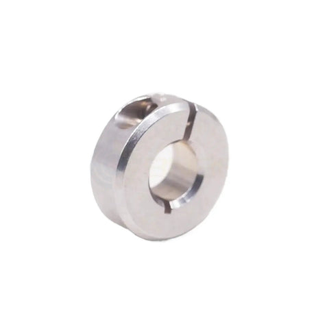 Heavy Duty Aluminum Shaft Collar Fixed Ring Bearing Limit Sleeve For Industrial Machinery One Piece anodized finish on a round bore