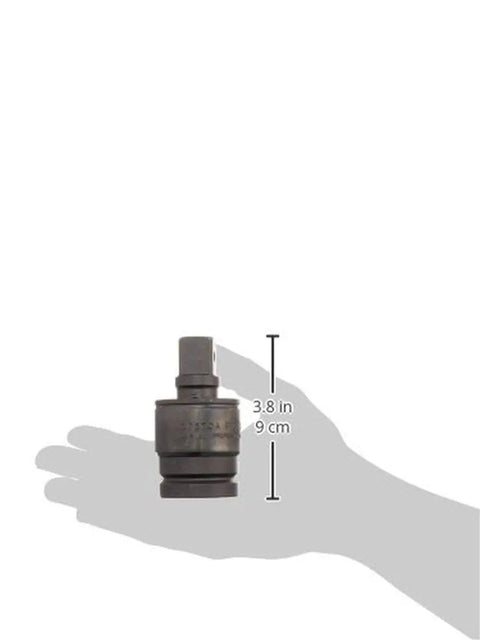 Heavy Duty Three Quarter Inch Drive Impact Universal Joint For High Torque And Repetitive Fastener Work With Snug Fit, shown in hand