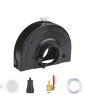 Heavy Duty Angle Grinder Shield Set With Water Pump Compatibility, Dust Free Wet Cutting Guard Built From Steel And Copper