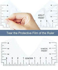 9 Piece T Shirt Alignment Ruler Set For Easy Centering Of Vinyl Designs On Heat Presses Includes Four Size PVC Rulers