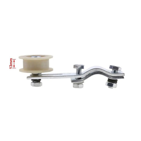 Awesome Pulley Chain Tensioner Bracket Roller Kit Fits 50cc To 80cc Motorized Bike Engine, 13mm roller, metal bracket
