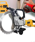 Heavy Duty Electric Ring Saw With Brushless 5000 Watt Beast Motor For Rapid Concrete Groove Cutting And Wall Chasing Smooth Operator Pro Grade Masonry Tool with blade and power system