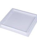 14 X 14 Square White Wall Access Panel Reversible Flex Frame To Hide Cables And Piping Flush Or Surface Mount Style Snap Secure Heavy Duty ABS, square design