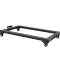 Workhorse Heavy Duty Furniture Dolly With Reinforced Steel Frame And Ball Bearing Swivel Casters For Smooth Roll Over Gravel Concrete And Thresholds Built For Easy Hauling And Tough Moving Jobs, black steel frame