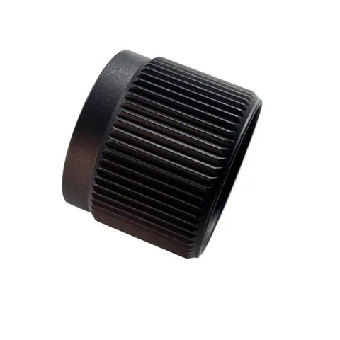 Drop In Spray Lance Fixing Nut Locknut for T25 T50 Drones, black metal, ribbed design, ensures secure spray rod assembly.