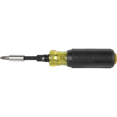 Impact Rated 46 Piece Multi Bit Screwdriver And Nut Driver Set With MODbox Case, shown with durable handle and bit holder