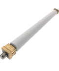 Killer Platen Roller Kit Plus Slick Paper Transport Maintenance Set For ZM600 ZT420 Thermal Printers Heavy Duty Label Feeder Replacement Parts 203 300 DPI, white roller with brass end.