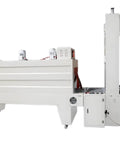 Top Notch Heat Shrink Sleeve Wrapper And Pe Film Packaging Machine With No Fuss Heat Tunnel Sealer shown in side view, ideal for plastic wrap.