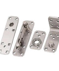 Hidden Door Hinge Stainless Steel Pivot Hinge For Secret Doors Bookcase And Shelf 600 Lbs Load Bearing 180 Degree Rotation Heavy Duty Concealed Hardware