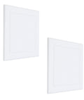 White Self Adhesive Drywall Access Panel For Plumbing And Electrical Tool Free Peel And Stick Wall Cover Plate 8.6 X 8.6 Inch set of two