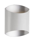 Modern Black 9W LED Wall Sconce, 10 Inch Tall by 8 Inch Wide, Energy Efficient Indoor Lighting, Sleek Back Plate