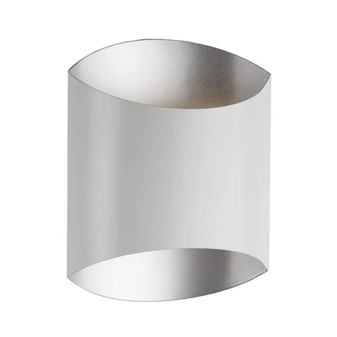 Modern Black 9W LED Wall Sconce, 10 Inch Tall by 8 Inch Wide, Energy Efficient Indoor Lighting, Sleek Back Plate