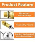 Detailed features of 3/4 inch float ball valve with brass body and stainless steel float focusing on quality and corrosion resistance.