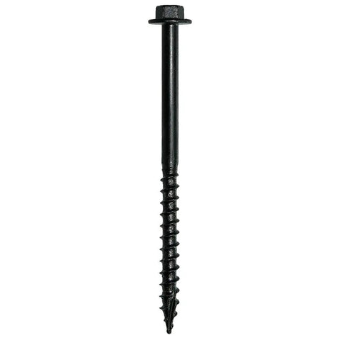 Structural Wood Screw Set for Exterior Projects with Grip-Rite Size 10 x 3 Inch Dual Drive Power Hex Washer Star Head Type 17 Point