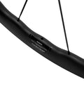Tubeless Carbon Road Wheelset 45 50 65mm Deep 700c Clincher 25mm Width Toray T700 UD Matte Finish EN Quality Tested Shimano 8 9 10 11 Speed Compatible V Brake Road Use - close-up of rim detail.