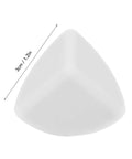 Three Sided Silicone Corner Protectors Pre Taped Edge Guards for Kid Safe Babyproofing Furniture, 1.2 inch white silicone