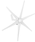 Six Nylon Fiber Blade Wind Turbine Generator with Controller for Home Wind Power System, off-grid energy, aerodynamic design