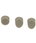Three gray caps from Rear Rubber Plug Set For MIJIA M365 Electric Scooter Durable Anti Aging Rubber Cap Easy Tool Free Installation 2 Piece Replacement Kit